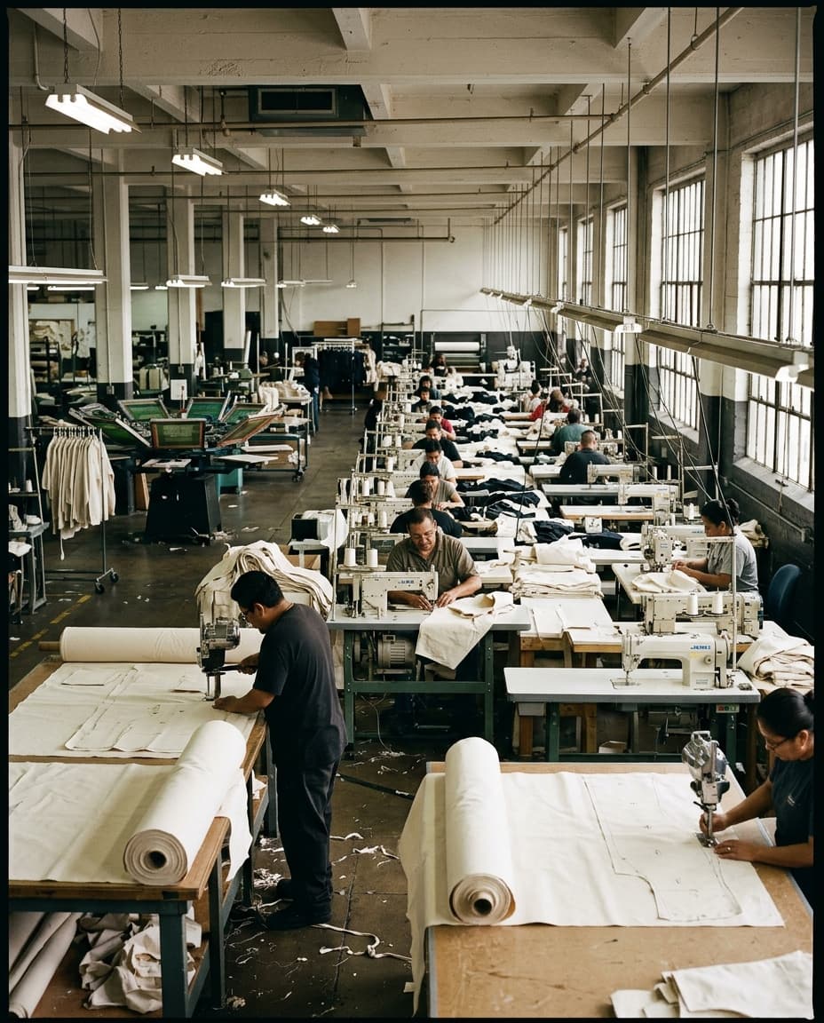 ZN Apparel Manufacturers vertically integrated production facility