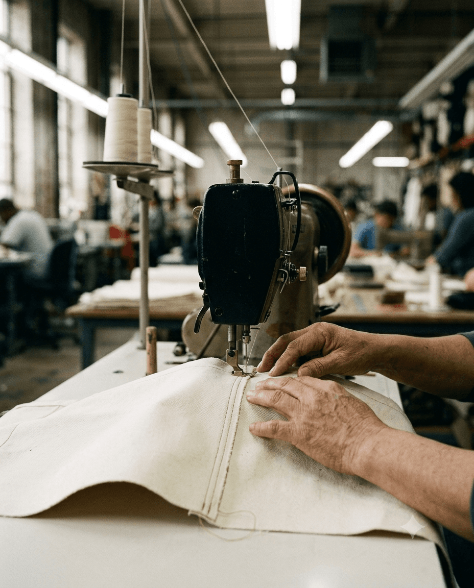 Fig. 01 — Cut & sew floor