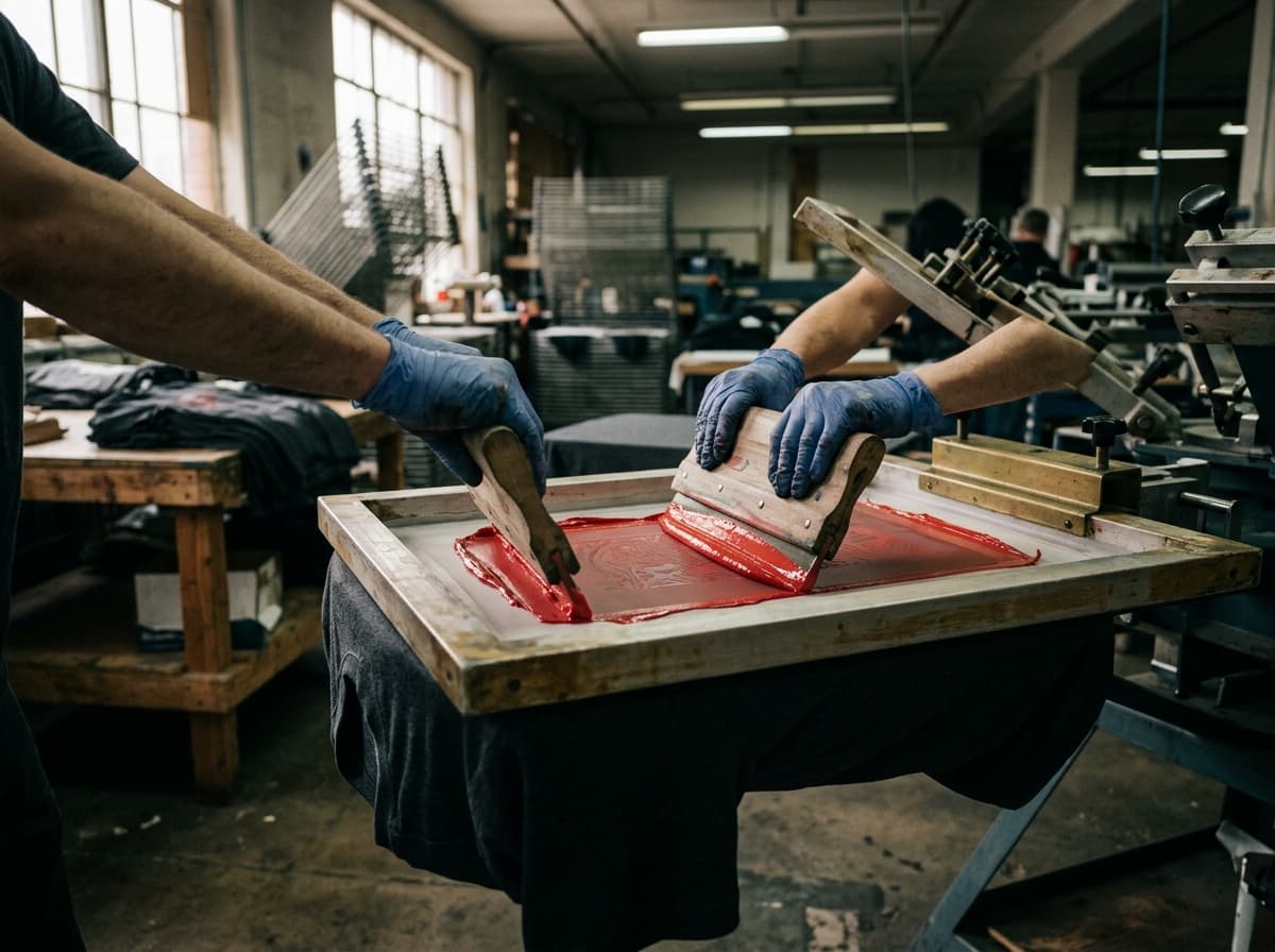 Fig. 01 — Plastisol Screen Printing