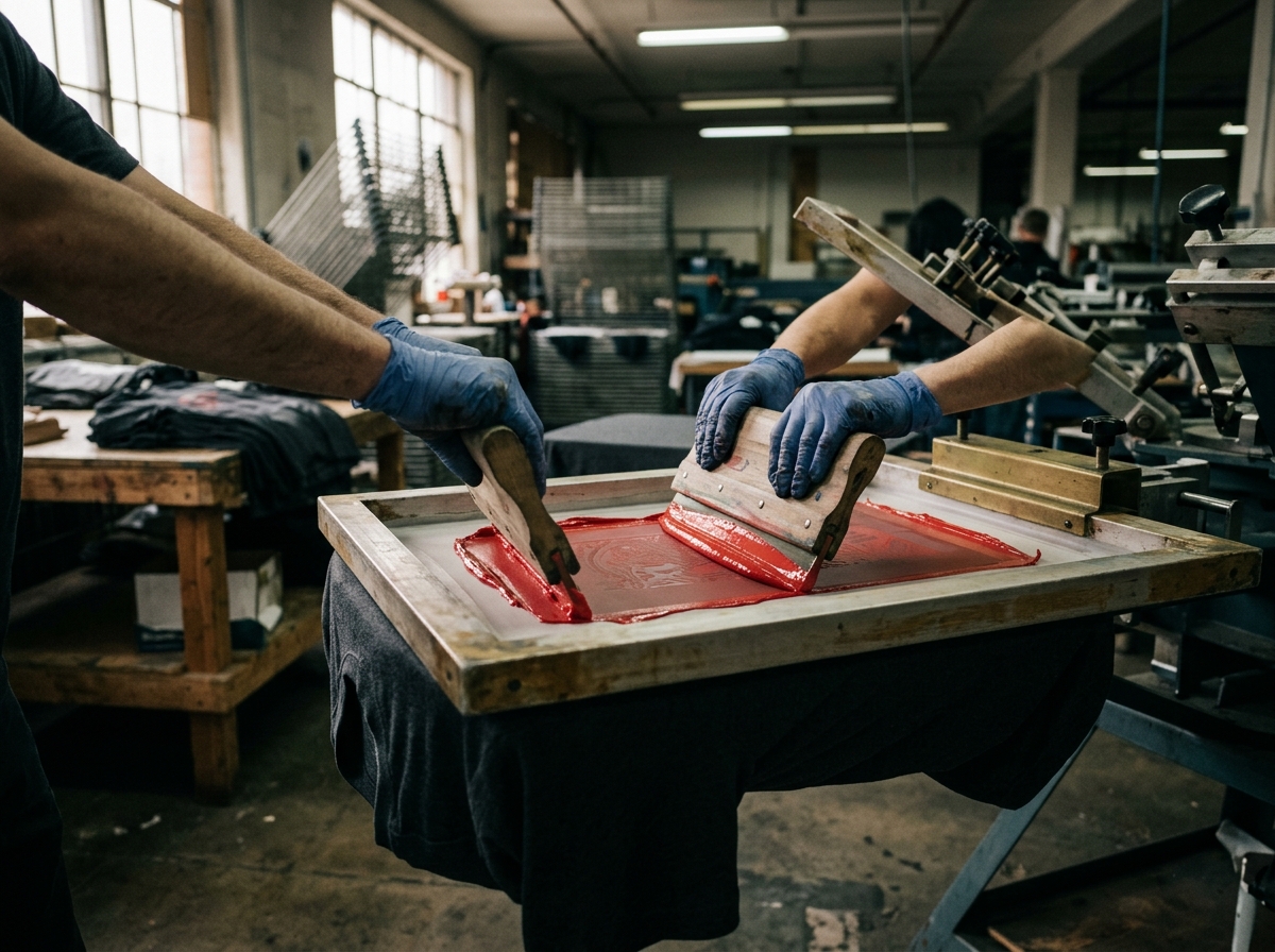 Fig. 01 — Plastisol Screen Printing